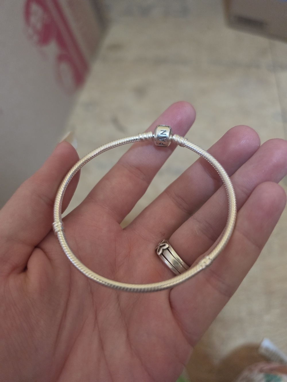 Pandora Jewelry Iconic Moments Snake Chain Charm Bracelet